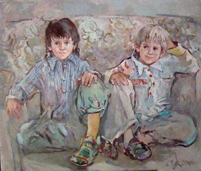 Василь и Саша, 110Х90