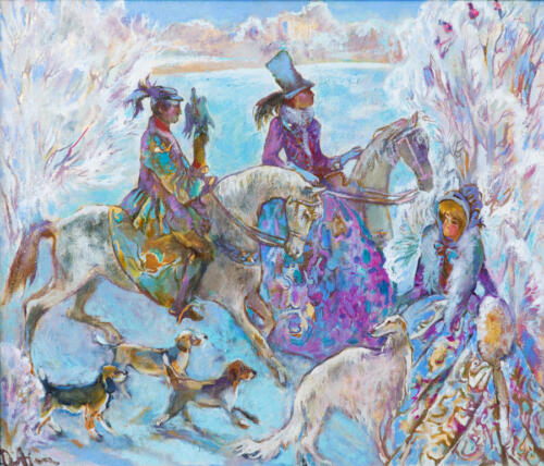 Les saisons. Hiver. 50Х60