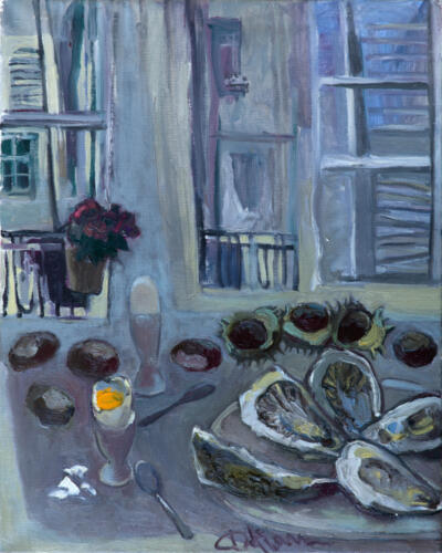 Petit déjeuner à Paris, 90Х70