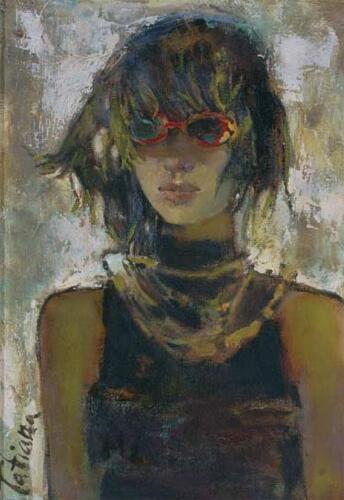 Lunettes rouges, 55Х40