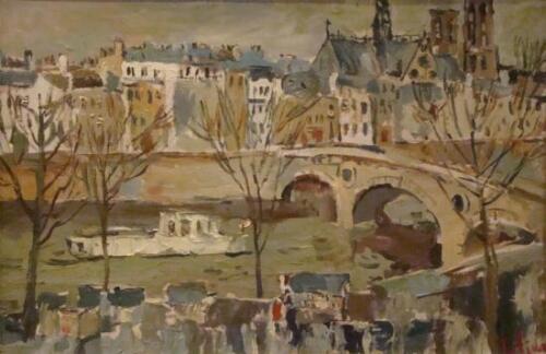 Seine river embankment