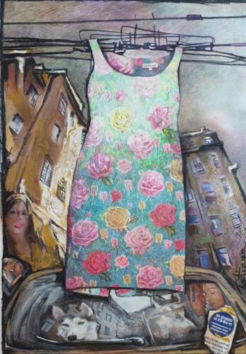 Платье долгой жизни (Le Robe de Longue Vie), 100х70