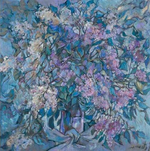 Сирень,100Х100