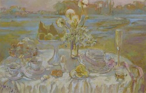 Утренний чай, 80Х120